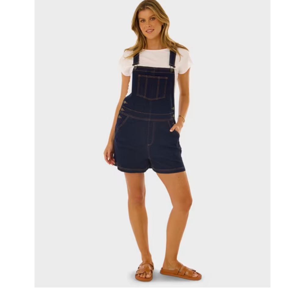 KanCan Navy Blue Denim XS Overalls